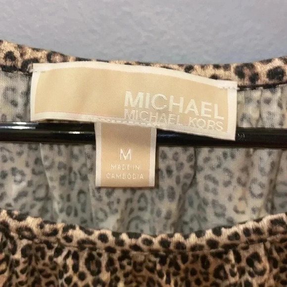 Michael Kors Leopard Top- Medium - Picture 2 of 4